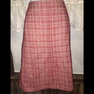 I N C Woman skirt size 18 red